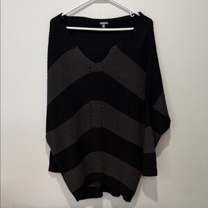 Black and Gray Women's Sweater